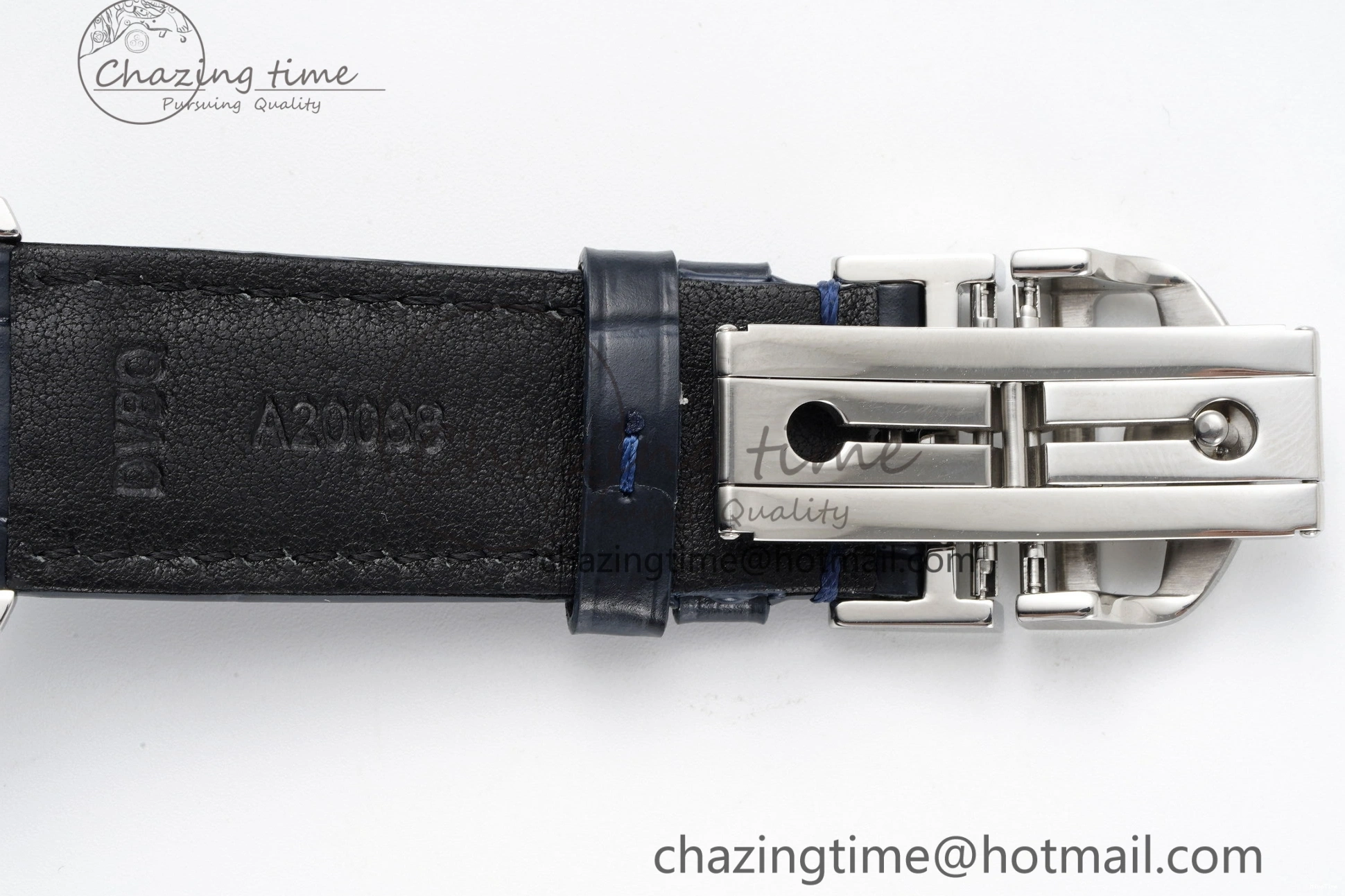 MIROTIME 1230 Portuguese Chrono IW3716 RSF 1:1 Best Edition Blue Dial on Black Leather Strap A RelaxedFit 7045